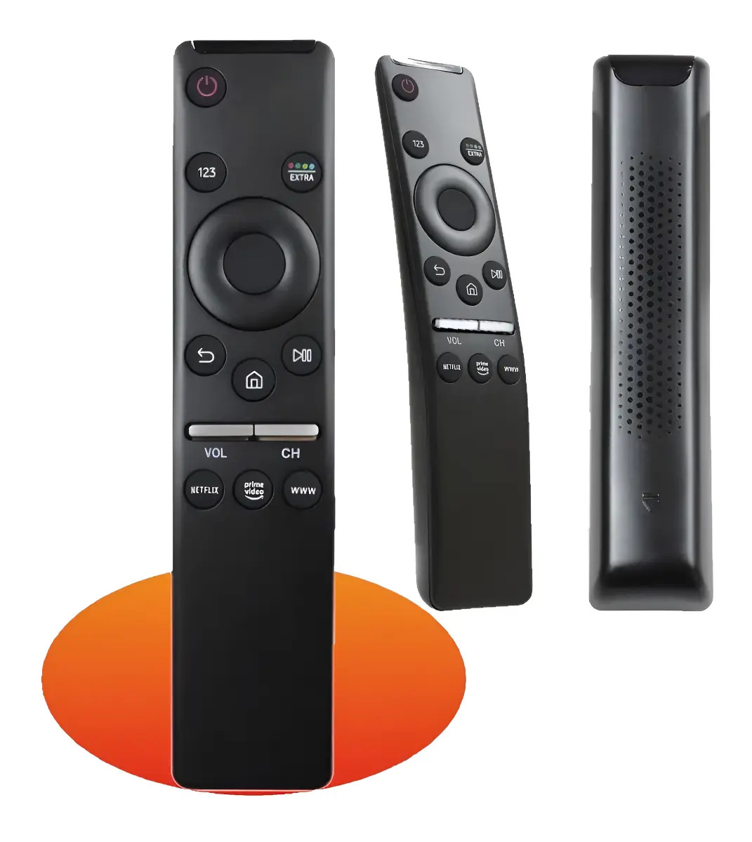Control ORHO BN59 Para Samsung Smart Tv 4K Curve UHD Negro Con Botón Netflix y Prime Video