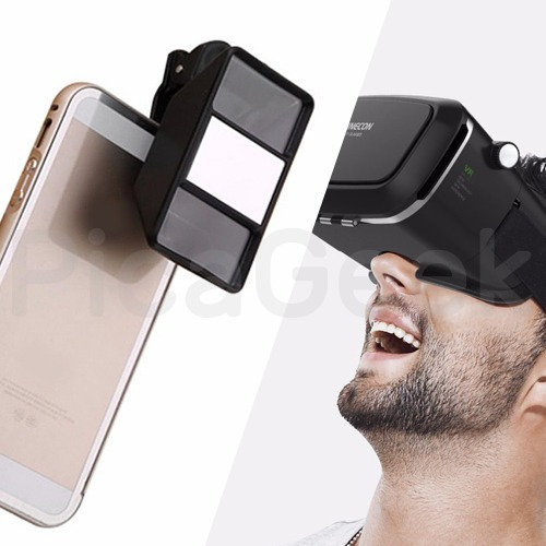 Lente Graba Realidad Virtual Cardboard Celular Tablet