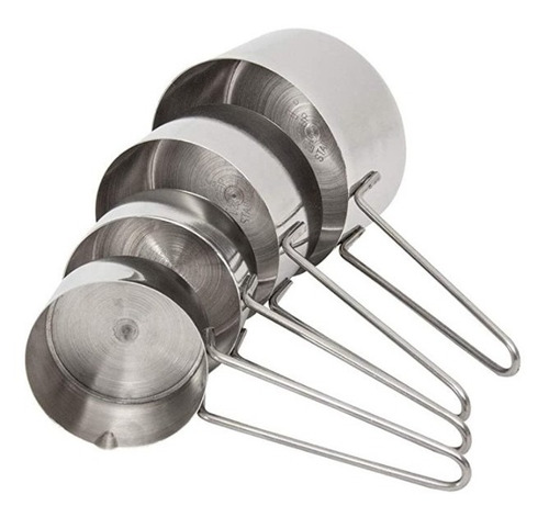 Imagem 3 de 7 de 8 Medidoras Inox Copos + Colheres Inox