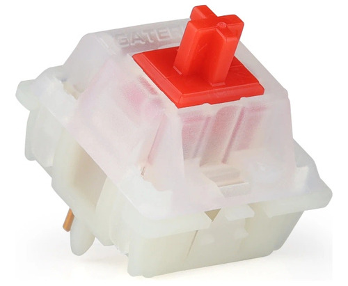 Switches Gateron Milky Red Pack De 35 Unidades