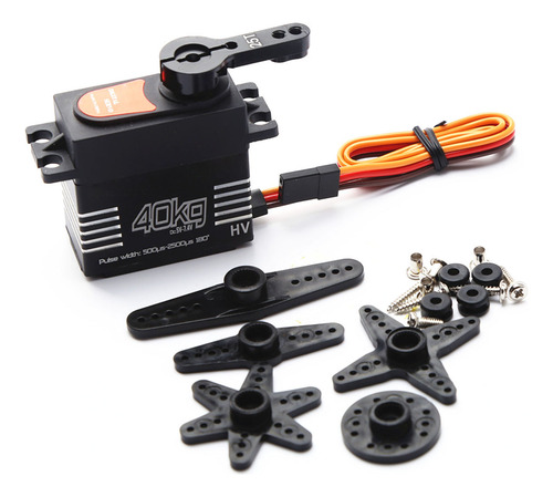 Servo Para Carro Rc De 40 Kg Digital Metal Gear Large Waterp