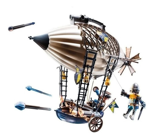 Imagen 3 de 9 de Playmobil Novelmore Zeppelin Novelmore De Dario 70642 Edu
