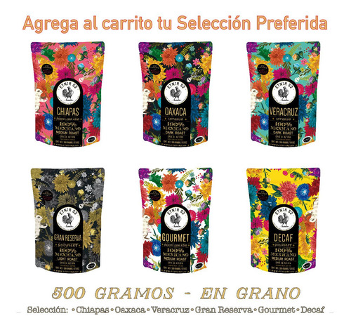 Imagen 5 de 8 de Café En Grano Etnia 52 - 500 Gramos