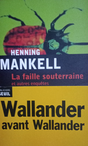 Libro Usado La Faille Souterraine Henning Mankell Frances