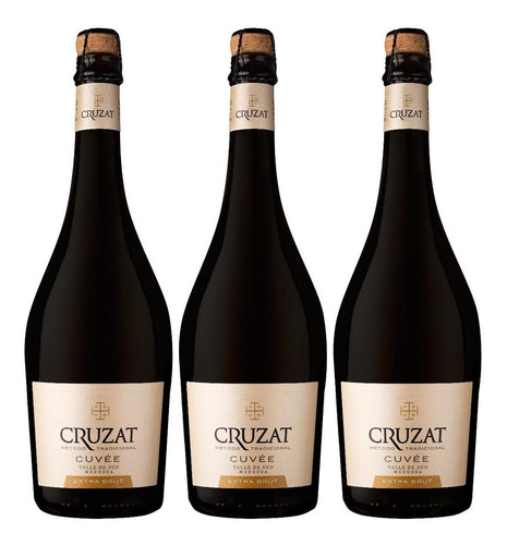 Champagne Cruzat Cuvee Extra Brut 750 Ml X3 Fullescabio