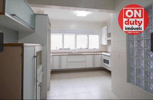 Imagem 21 de 30 de Maravilhoso Apartamento Com 4 Dormitórios, 2 Suítes À Venda, 207 M² Por R$ 1.800.000 - Gonzaga - Santos/sp - Ap7868