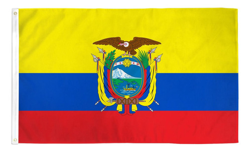 Bandera De Ecuador  60 Cm X 40 Cm 