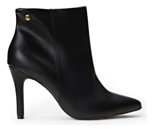 Bota Feminina Cano Curto Salto Fino Napa Vizzano