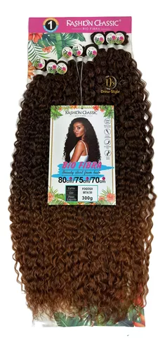 LINDONA 70cm FASHION CLASSIC Cabelo Cacheado Cacho Fechado Bio Fibra Bio  Vegetal.