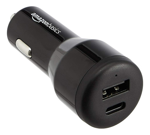 Amazonbasics Usb C 18w Con Entrega De Energía Y Cargador De