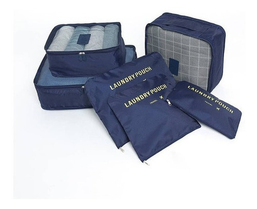 Organizador De Valija Set 6 Viaje Impermeable Ropa Equipaje 