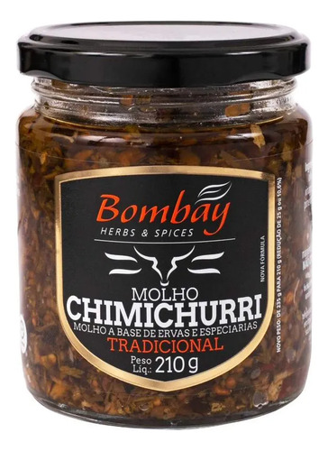 MOLHO CHIMICHURRI BOMBAY VDI 210 G