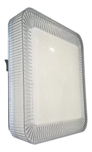 Luminária Plafon Led Sobrepor Acrílico 29x29 Bivolt 12w Cor Branco frio 110V/220V(Bivolt)