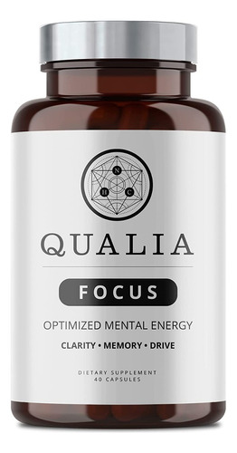 Qualia Focus Brain Booster Nootropico 40 Caps ,