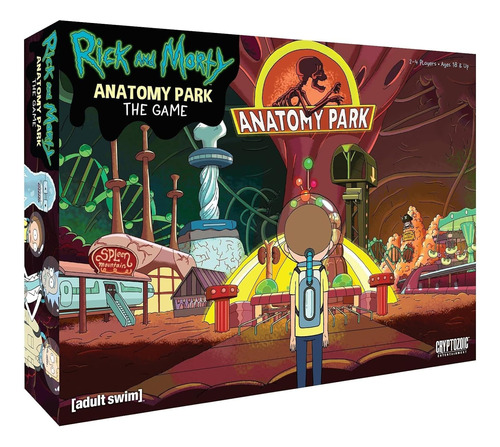 Juego Cryptozoic Entertainment Rick And Morty Anatomy Park,