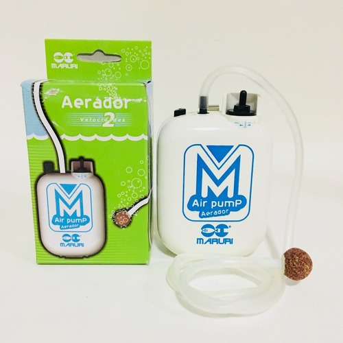 Aerador, Bomba Oxigenador,compressor De Aquario Maruri Pilha