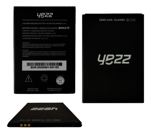 Imagen 3 de 3 de Batería Yezz Max 1 Plus