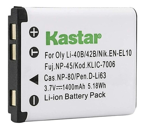 Batería Para D-li63 Pentax Optio L36, Ls1000, M30 M40 Rs1000