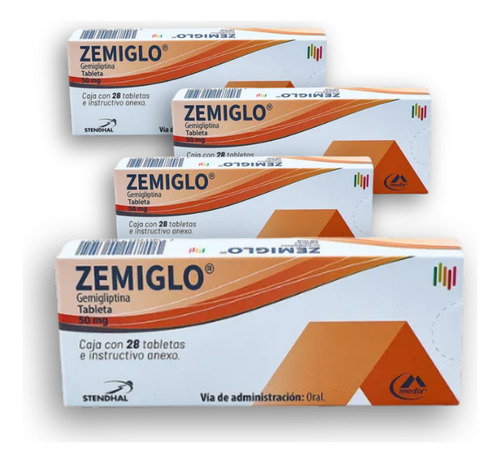 Zemiglo 50 Mg Tableta C28 Pack De 4