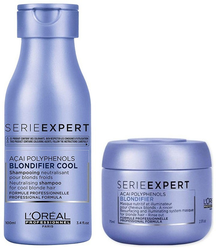 Shampoo Neutralizador + Mascarilla Loreal Blondifier