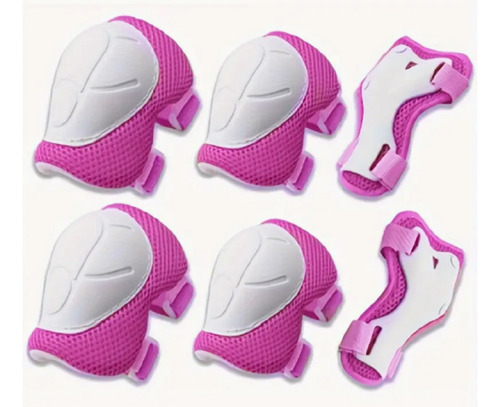 Equipo De Proteccion Niña Coderas Rodilleras Muñequeras