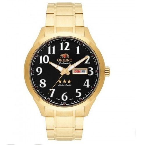 Relógio Masculino Orient Automático 469gp074 P2kx= 71