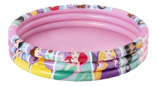 Pileta Inflable Princesas 3 Aros 122 Cm X 25 Cm