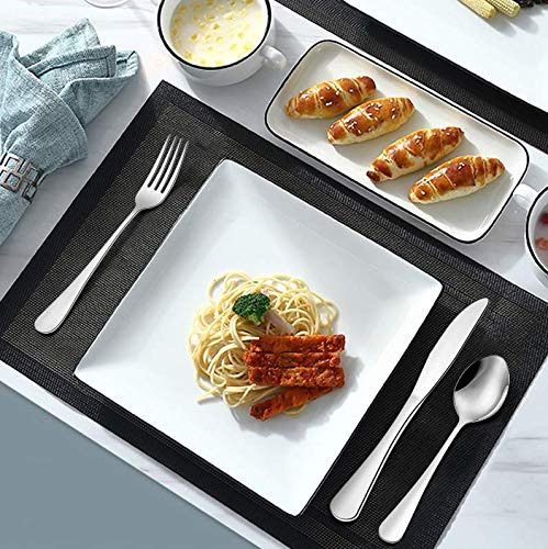Tenedor Con Cuchara Y Cuchillo De Acero Inoxidable 30 Pzas