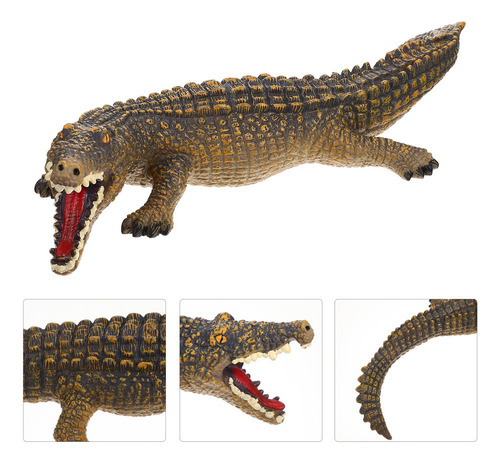 Modelo Animal Simulado Con Figura De Cocodrilo