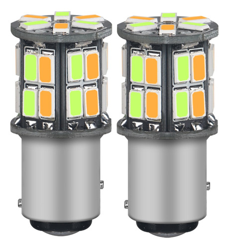 Focos Led 1157 Bay15s Cuarto Stop Dual Color Direccional, 2