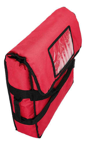 Pizza Develivey Bag Aislado Pizza Carrier Rojo 50x50x25cm