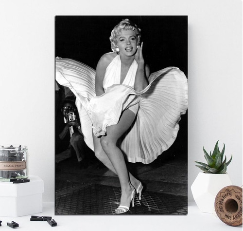 Cuadro 60x90cm Marilyn Monroe Subway Subte Viento