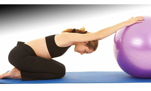 Imagen 5 de 10 de Pelota Pilates 70 Cm 900gr Reforzada Yoga Esferodinamia Gym