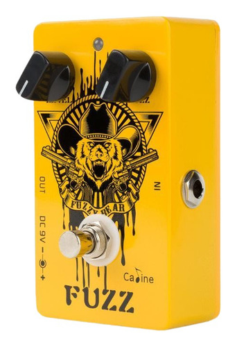 Pedal de guitarra Fuzz Caline Fuzzy Bear Vintage Germanium 9v