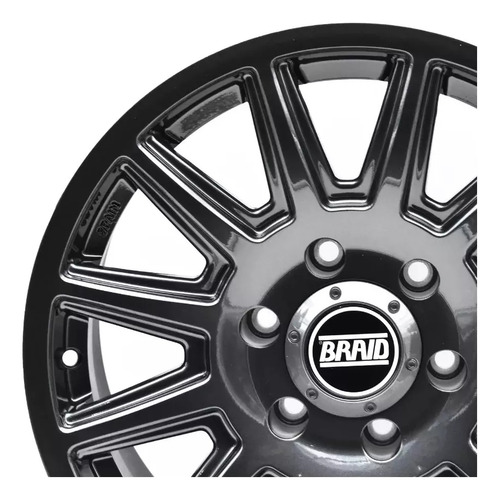 Rines 17 6/139 Para Bronco Gmc Canyon Sierra Ac Frison T6 Color Gris Obscuro