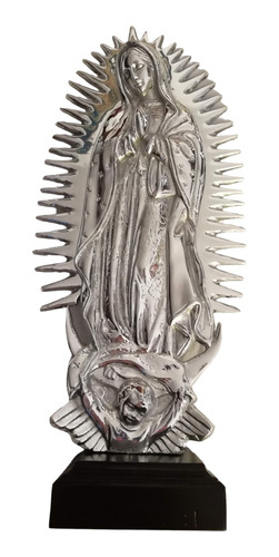 Lote 10 Virgen De Guadalupe Pewter Centro De Mesa Primera Co