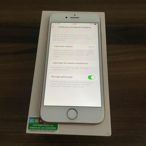 iPhone 8 Blanco Libre Sin Uso Batería 100% Completo + Regalo (Usado)