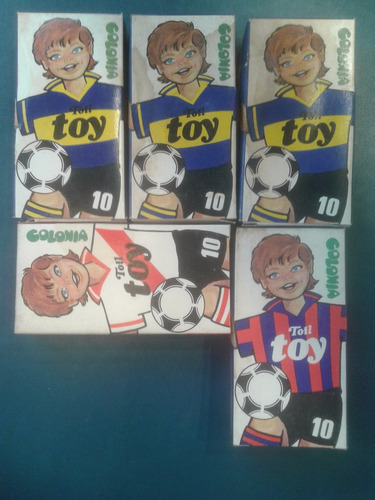 Vintage Frasco Perfume Futbol Niño River Boca San Lorenzo