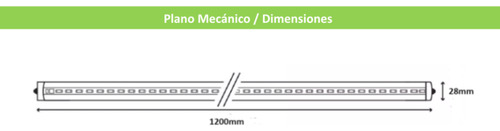 Pack De 30 Tubos Led T8 18w 1650lm 6500k Ip22 Geopower Blanco