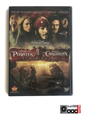 Dvd Película Piratas Del Caribe: En El Fin Del Mundo / Nueva