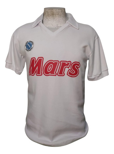 Camiseta De Napoli Maradona Blanca