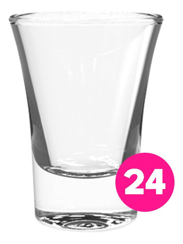 Imagen 1 de 8 de Vaso Shot Tequila Vidrio 60 Ml Tijuana X 24 Unid Rigolleau