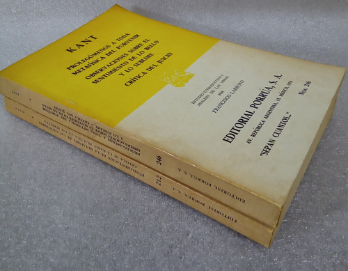 Libro: Fundamen.metafísica..prolegómenos A Toda Metaf.kant (Usado)