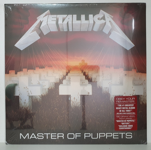 Lp Metallica Master Of Puppets Importado Lacrado