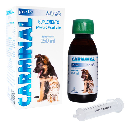 Carminal Suplemento Perros/gatos Con Problemas Intestinales