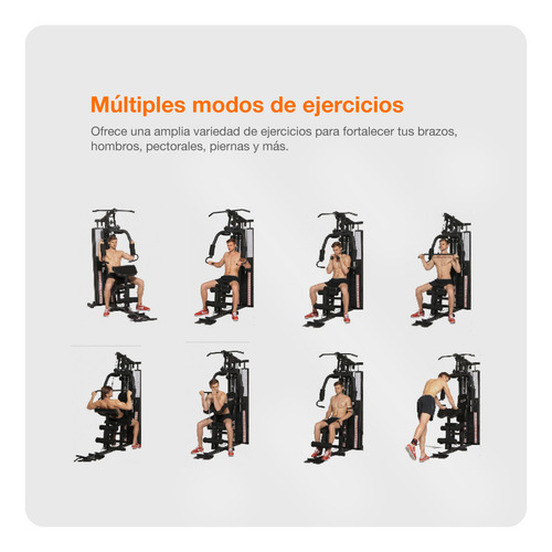 Gimnasio Multifuncional Bodytrainer Hg-321 Negro
