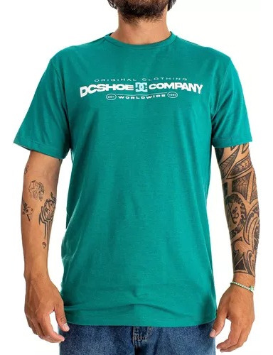 Remera Dc Shoes Mc Sku Up Bitono Manga Corta Hombre