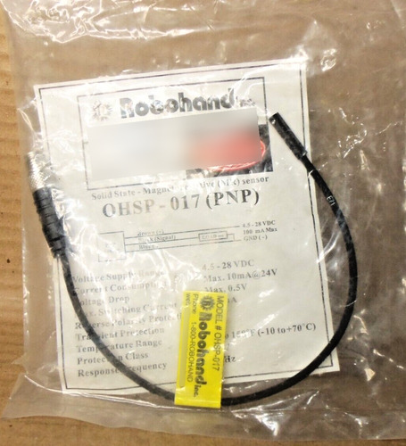 New Sealed Robohand Ohsp-017 Solid State-magnetoresistiv Aab