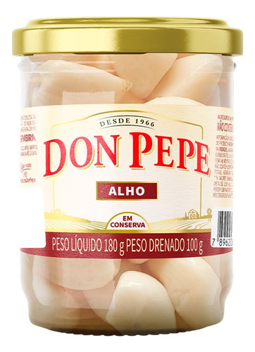 Alho Em Conserva Don Pepe 100g