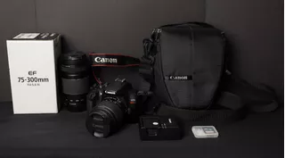 Canon Eos Rebel T6 18-55mm Is Ii Stm + 75-300mm Iii Kit